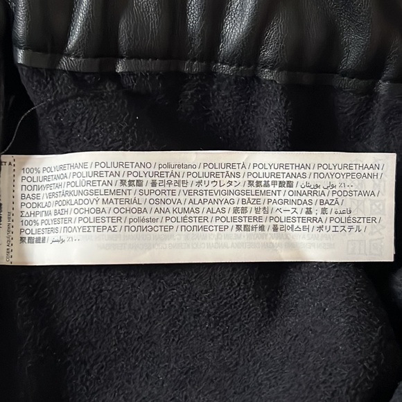 VIOLETA Faux Leather Adjustable Waist Cropped Pants - Picture 8 of 12